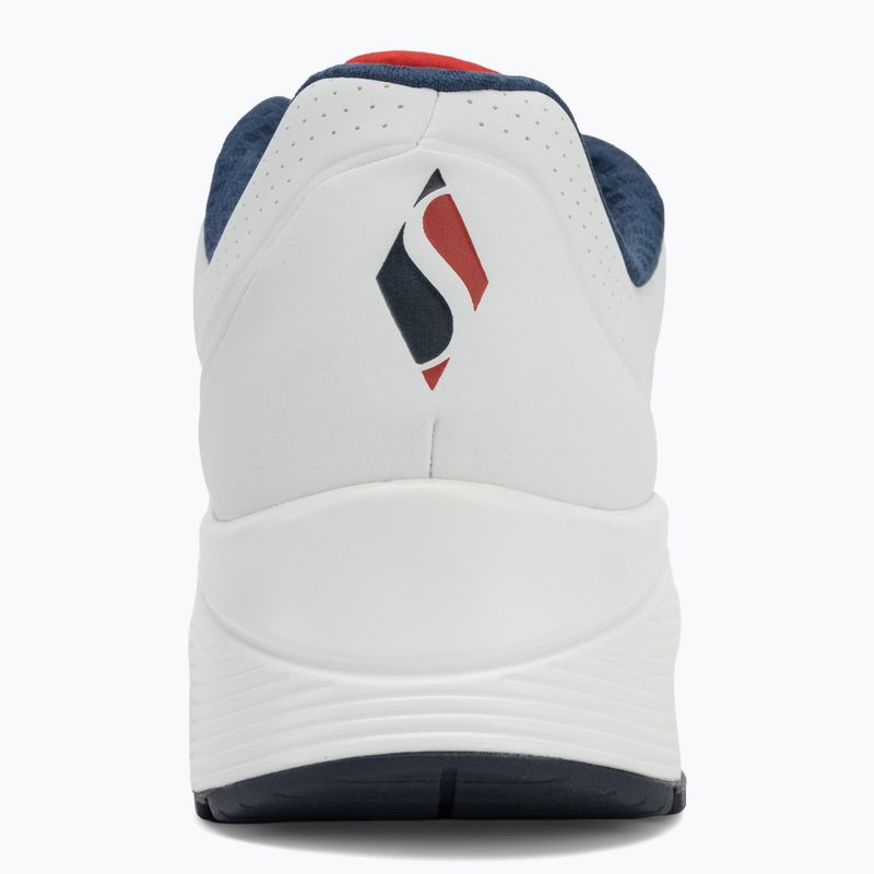 Dámské boty SKECHERS Uno Stand On Air white durabuck/navy/red trim/mesh 6