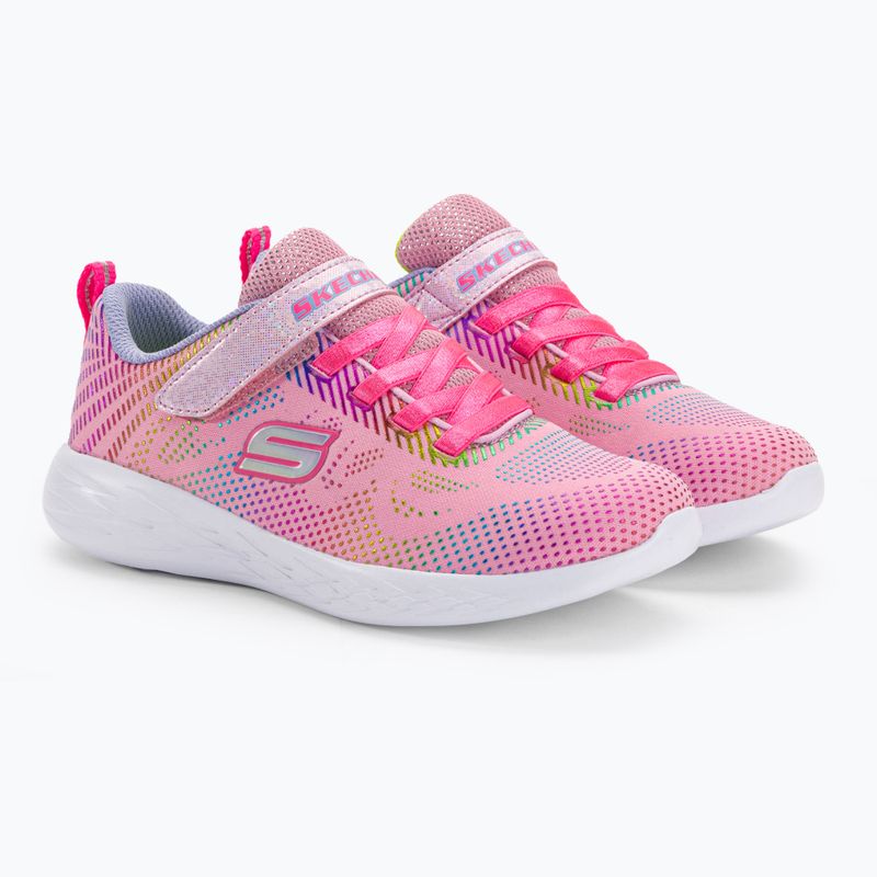 Dětská tréninková obuv SKECHERS Go Run 600 Shimmer Speeder light pink/multi 4