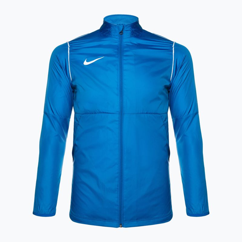 Pánská fotbalová bunda Nike Park 20 Rain Jacket royal blue/white/white