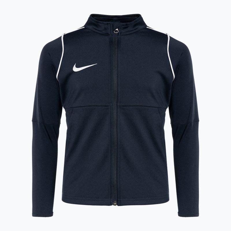 Dětská fotbalová mikina Nike Dri-FIT Park 20 Knit Track obsidian/white/white