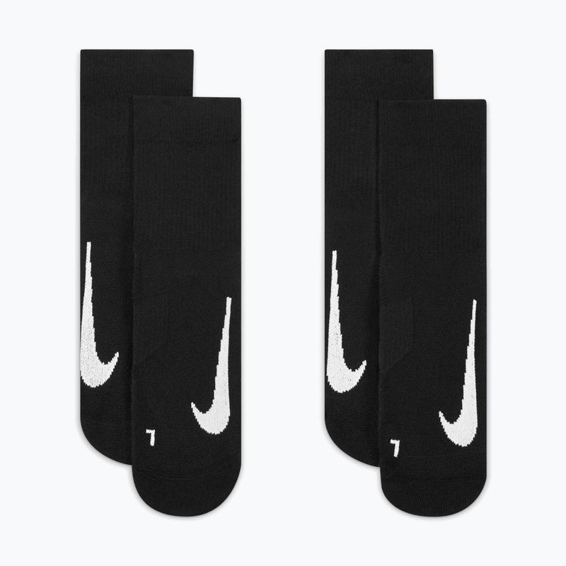 Ponožky Nike Court Multiplier Max 2 páry black/black