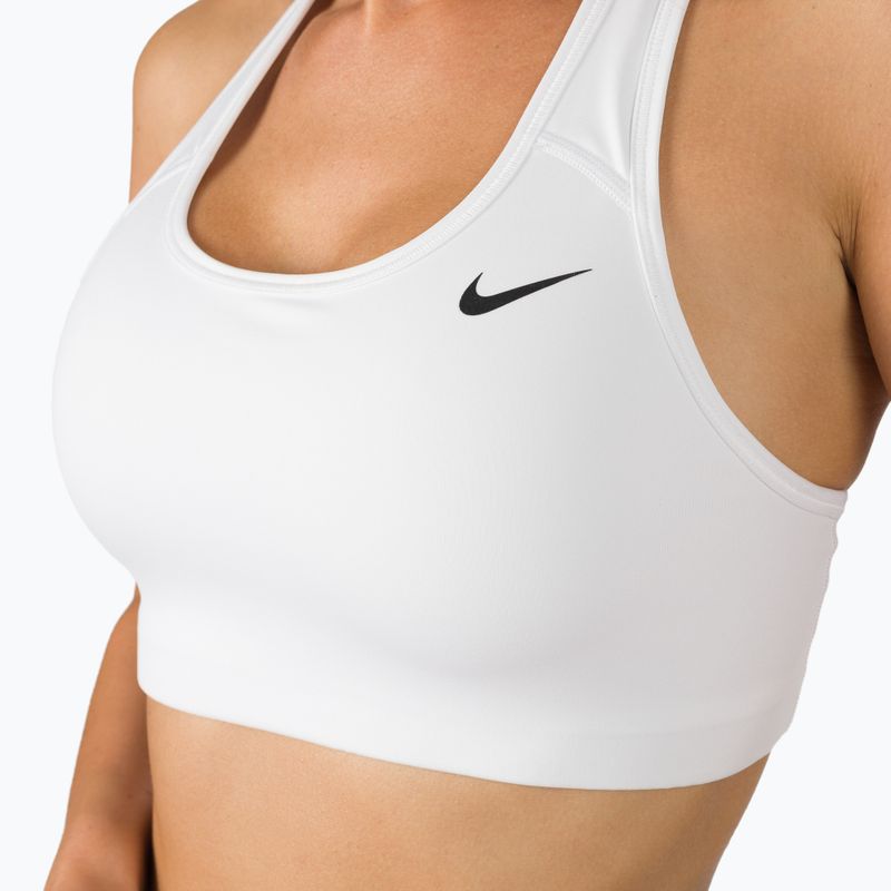 Fitness podprsenka Nike Dri-FIT Swoosh bílá BV3630-100 4