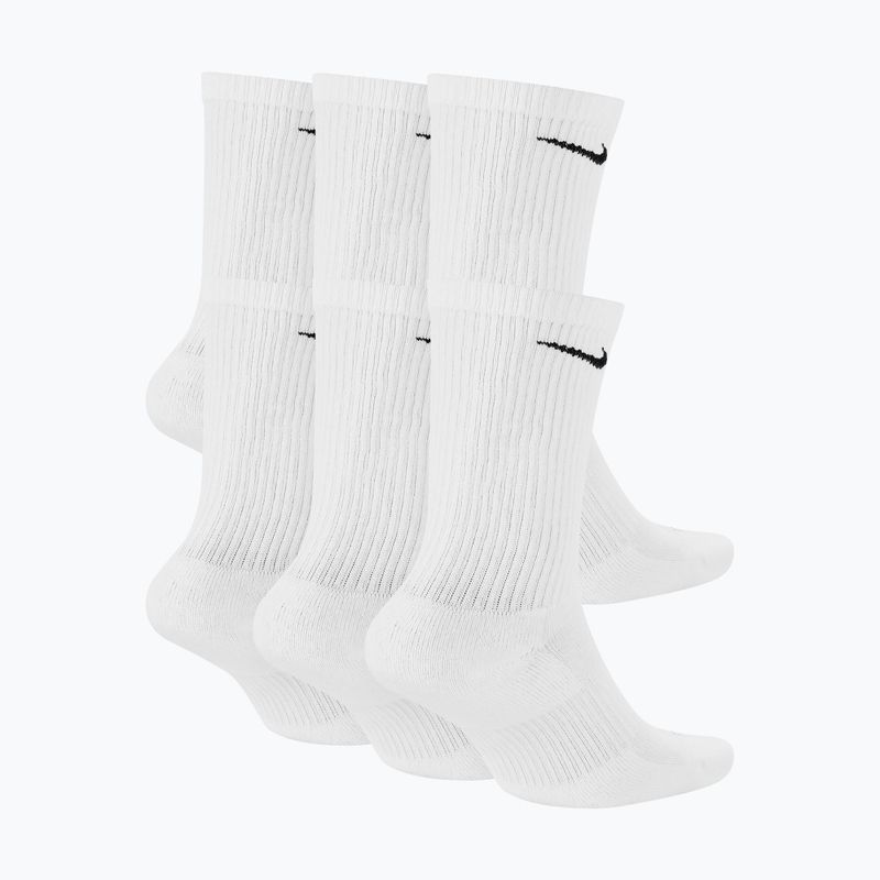 Pánské ponožky Nike Everyday Plus Cushioned Crew 6 pairs white/black 2