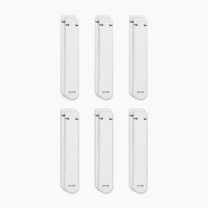 Pánské ponožky Nike Everyday Plus Cushioned Crew 6 pairs white/black 3