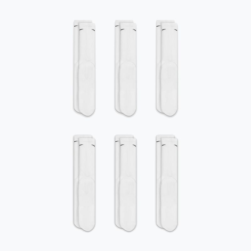 Pánské ponožky Nike Everyday Plus Cushioned Crew 6 pairs white/black 4