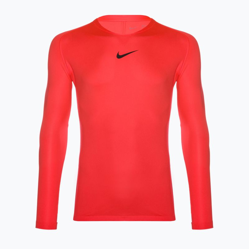 Pánské termo tričko longsleeve  Nike Dri-FIT Park First Layer LS bright crimson/black