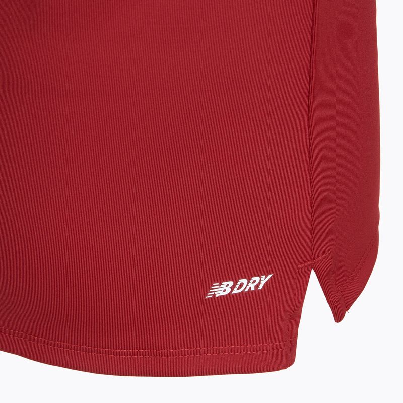 Dětská fotbalová mikina New Balance Training 1/4 Zip Knitted bordó NBEJT9035 5