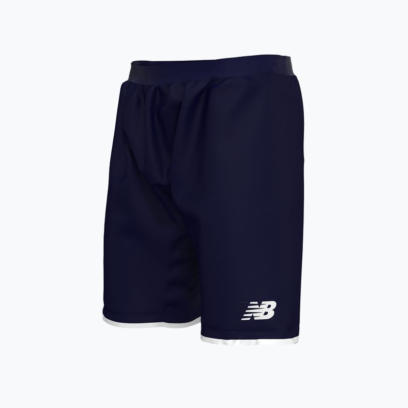 Pánské fotbalové šortky New Balance Match tmavě modré NBEMS9026