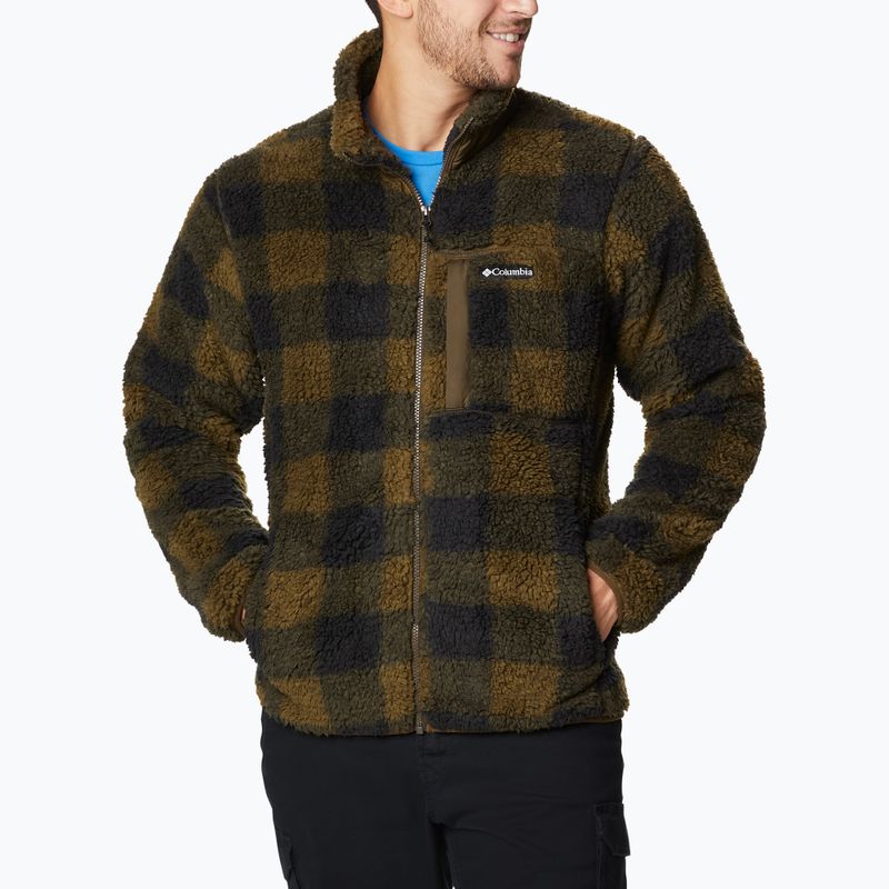 Columbia pánský Winter Pass Print Fleece zelený 1866565