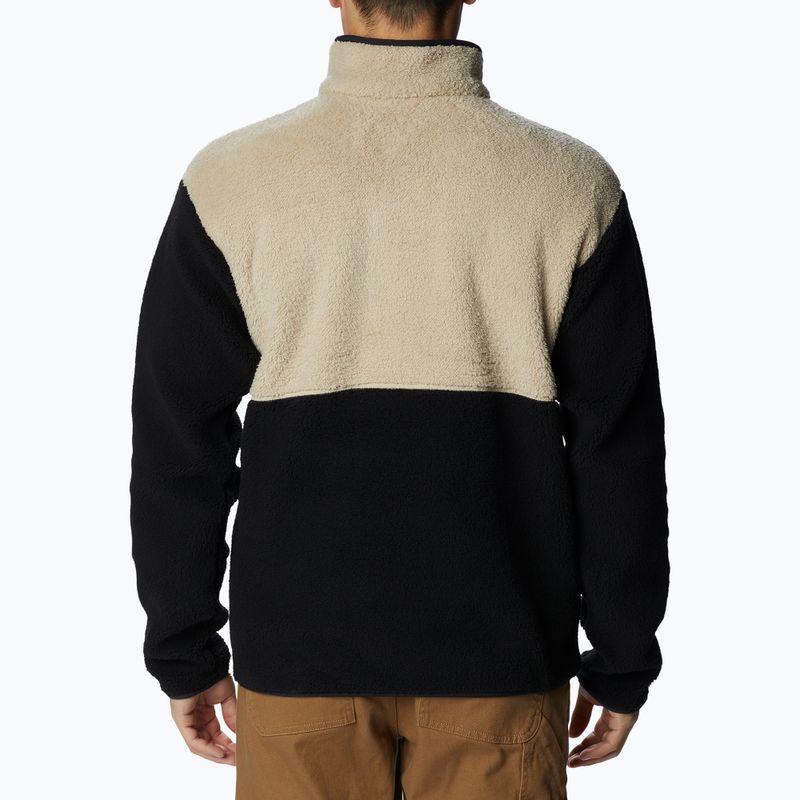 Columbia Rugged Ridge Sherpa 1/2 pánská fleecová mikina béžovo-černá 1952393 2