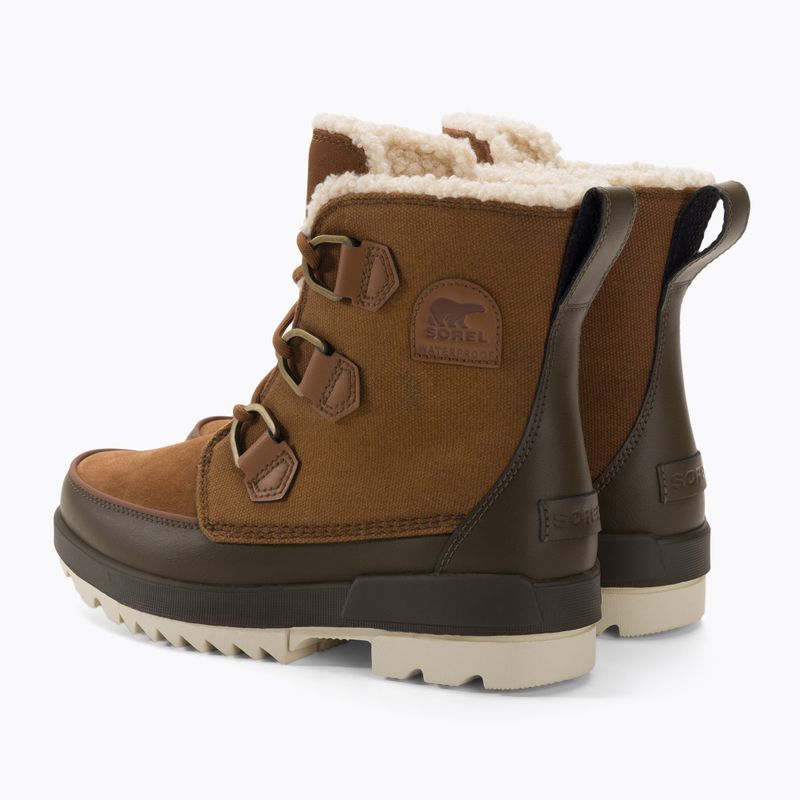 Dámské trekové boty Sorel Torino II Wp Waxed Canvas velvet tan/olive green 4