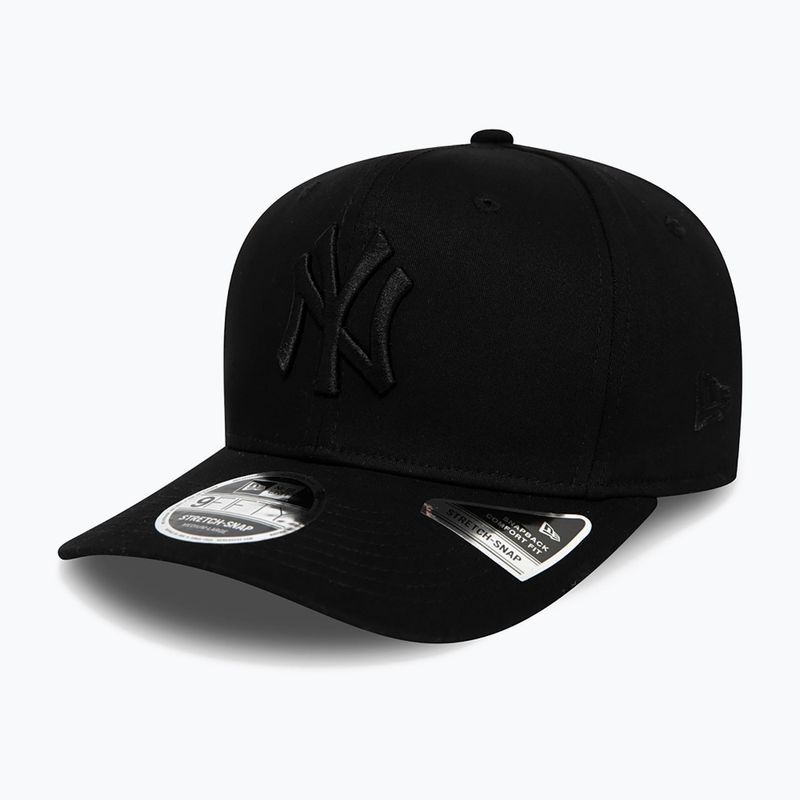 Čepice  New Era Tonal Black 9Fifty Stretch Snap New York Yankees black 4