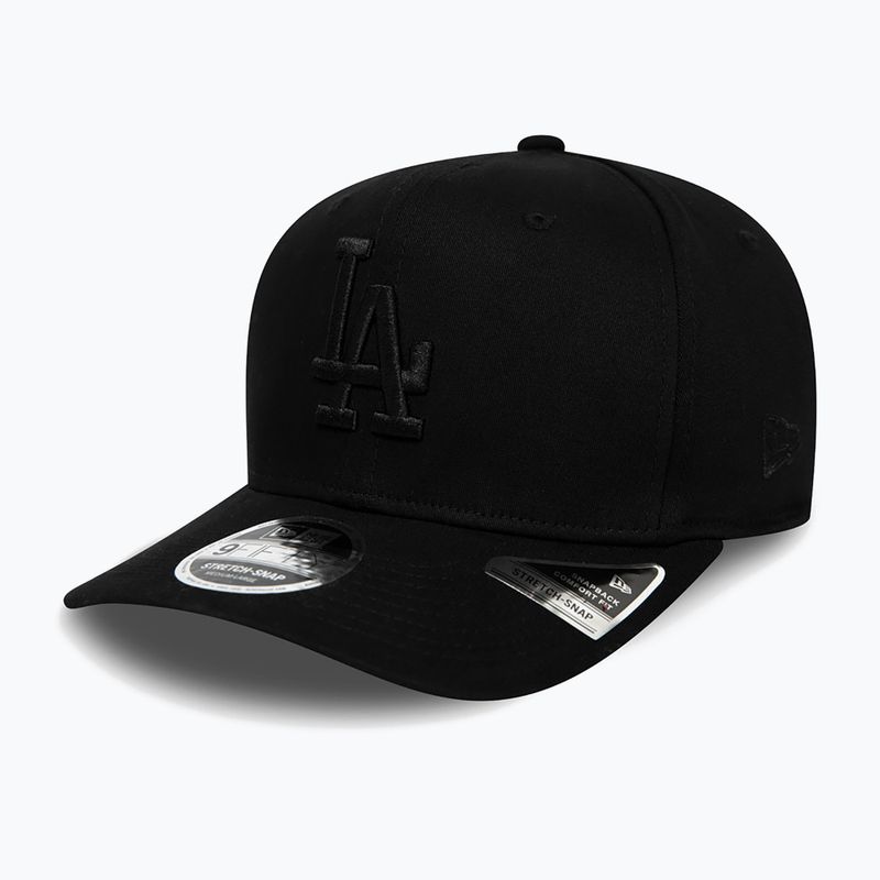 Čepice  New Era Tonal Black 9Fifty Stretch Snap Los Angeles Dodgers black 4