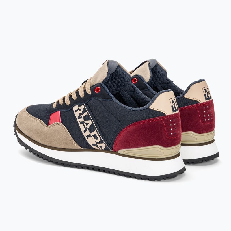 Pánské botyNapapijri NP0A4HVP navy/beige/red 3