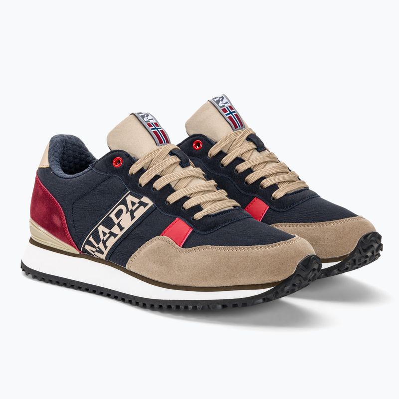 Pánské botyNapapijri NP0A4HVP navy/beige/red 4