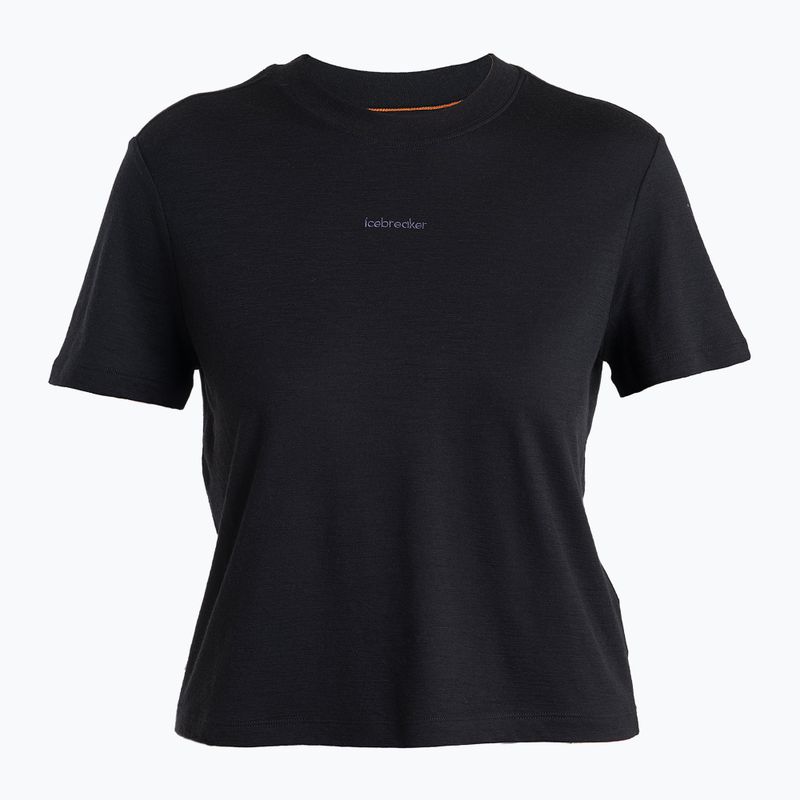 Dámské trekingové tričko  icebreaker Merino 150 Tech Lite III SS Crop Tee black 6