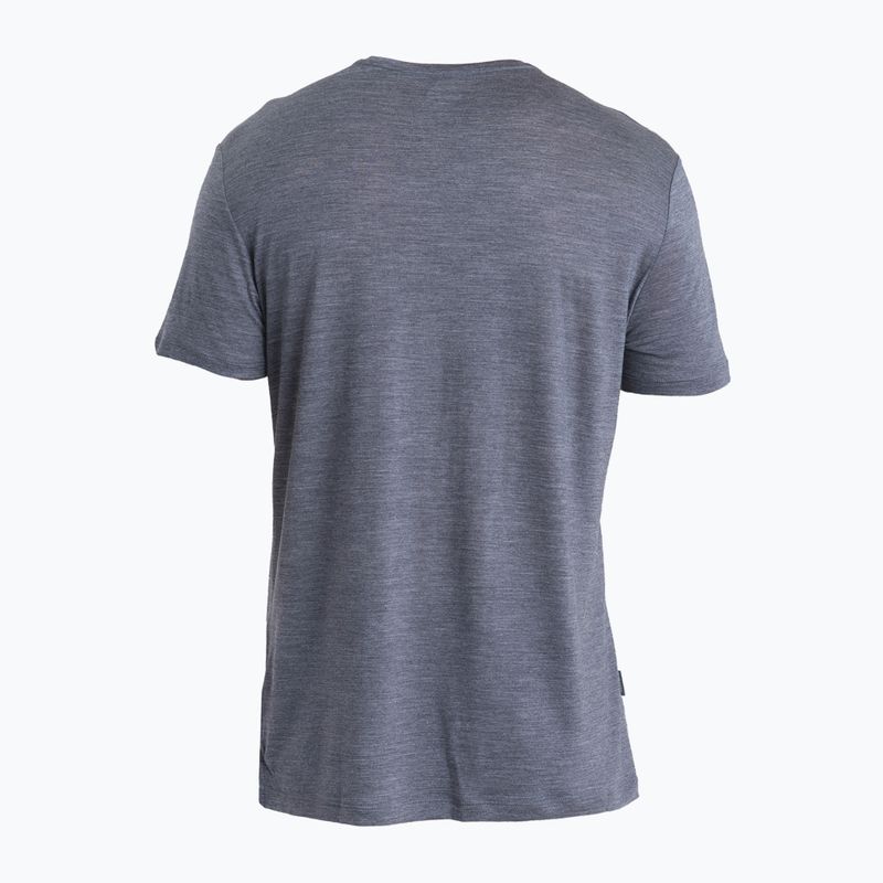 Pánské trekingové tričko  icebreaker Merino 125 Cool-Lite Sphere III SS Tee midnight navy 8