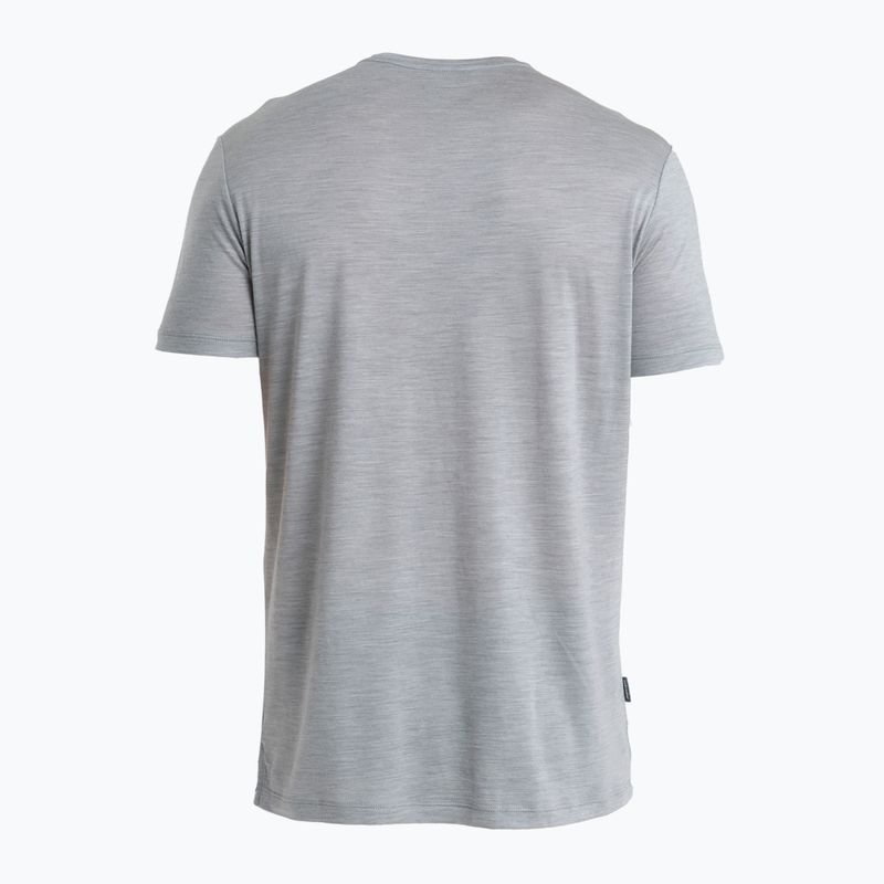 Pánské trekingové tričko  icebreaker Merino 125 Cool-Lite Sphere III SS Tee metro heather 5