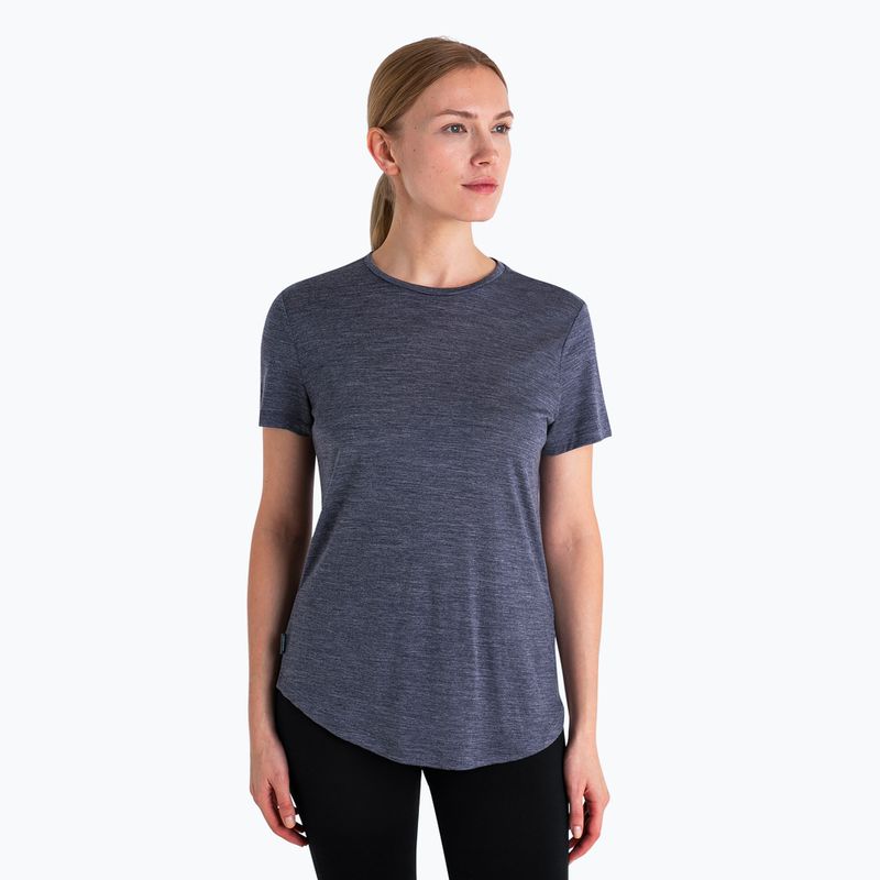 Dámské trekingové tričko  icebreaker Merino 125 Cool-Lite Sphere III SS Tee midnight navy heather