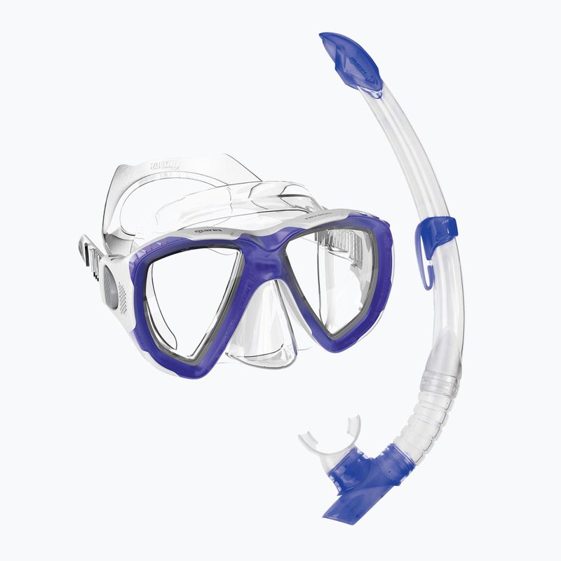 Šnorchlovací sada Mares Combo Trygon blue/white/clear
