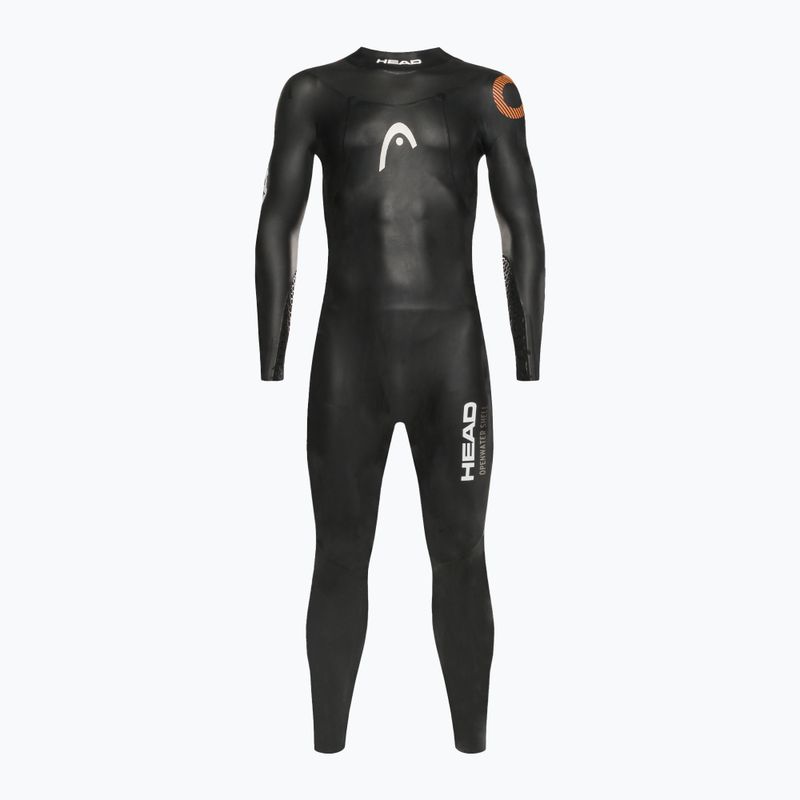 Pánský triatlonový neopren HEAD Ow Shell FS 3.2.2 black/orange 2