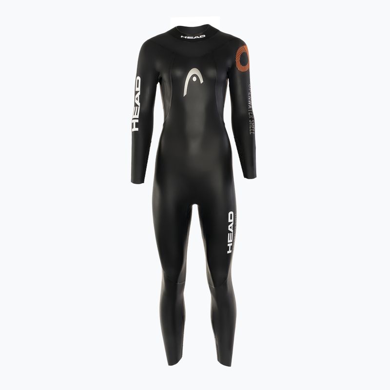 Dámský triatkonový neopren HEAD Ow Shell Fs 3.2.2 black/orange