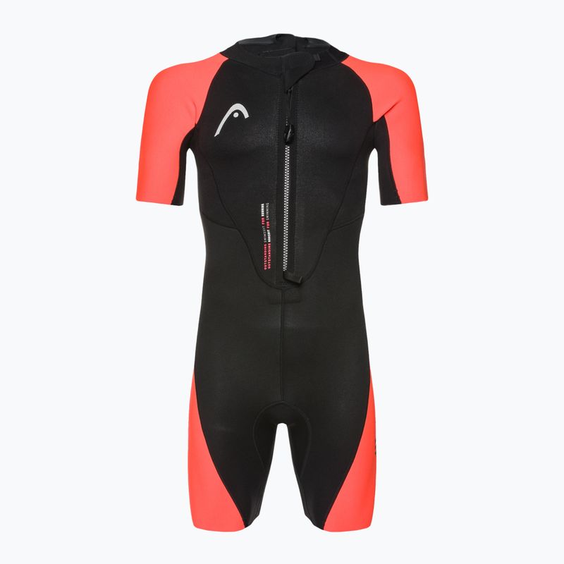 Pánský triatlonový neopren HEAD SwimRun Multi Shorty 2.5 black/orange 2
