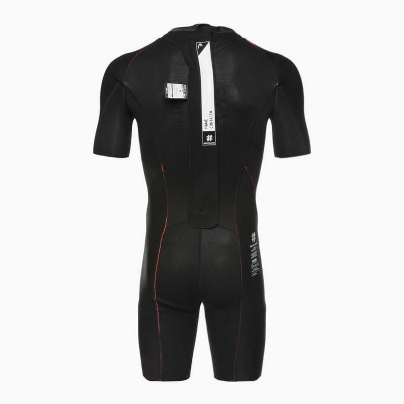 Pánský triatlonový neopren HEAD SwimRun Multi Shorty 2.5 black/orange 5