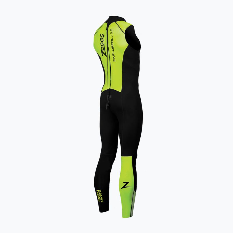 Pánský plavecký neopren  Zoggs OW Explorer LJ 3.2.2 mm black/lime 2