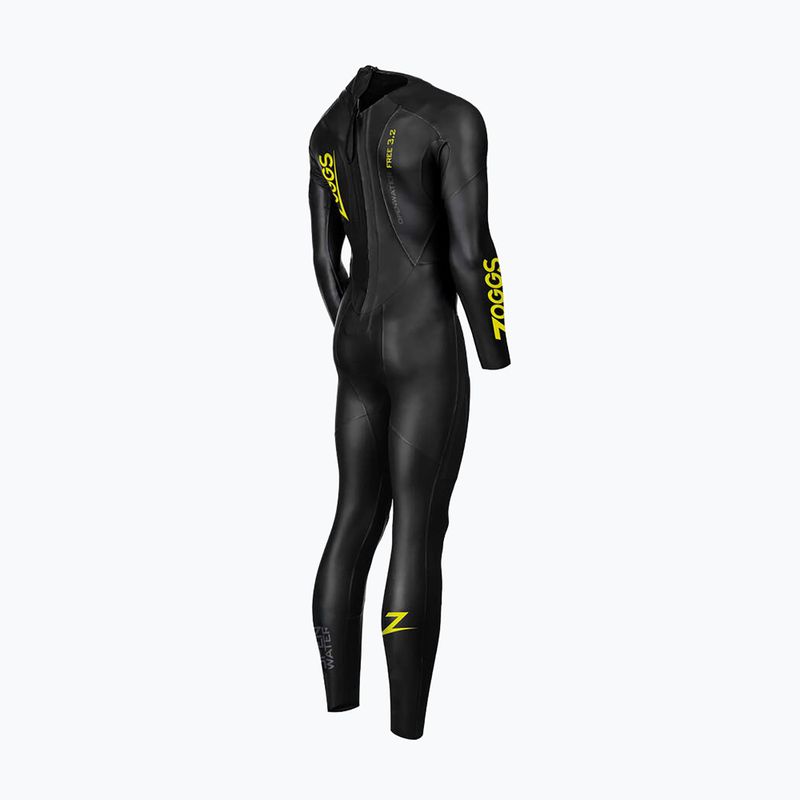 Dámský neopren Zoggs Ow Free 3/2 mm black/yellow 2