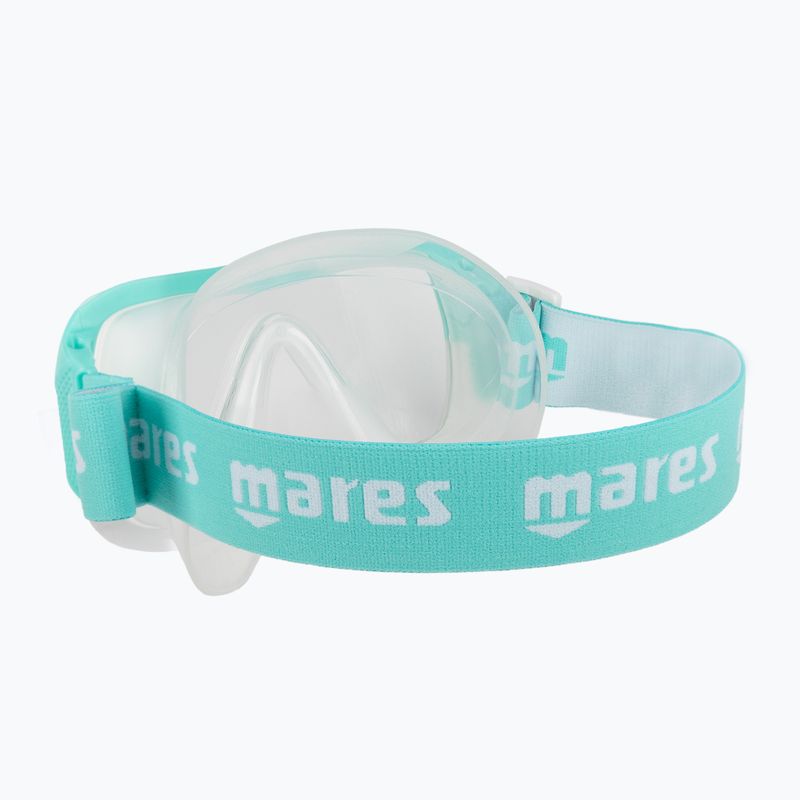 Šnorchlovací maska Mares Keewee čirá modrá 411075 4