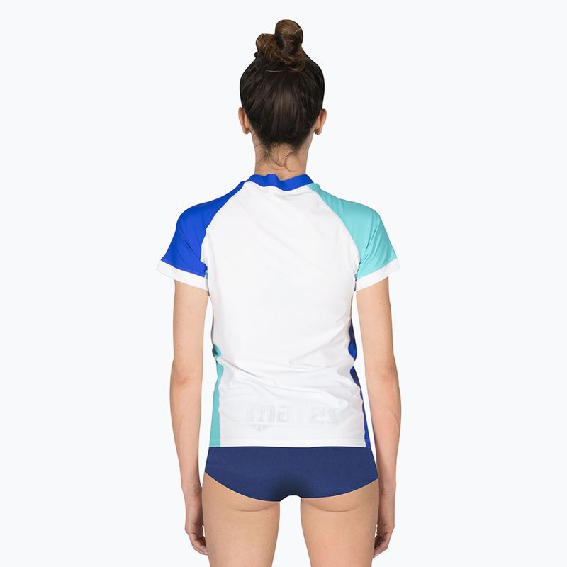 Dámské plavecké tričko Mares Rashguard Shield white 2