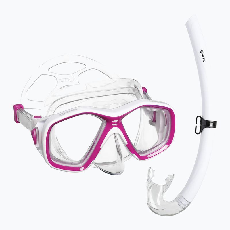 Dětská sada na šnorchlování Mares Tapu Jr pink/white/clear