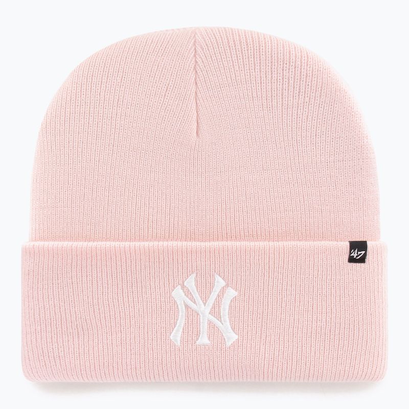 Zimní čepice 47 Brand MLB New York Yankees Haymaker pink