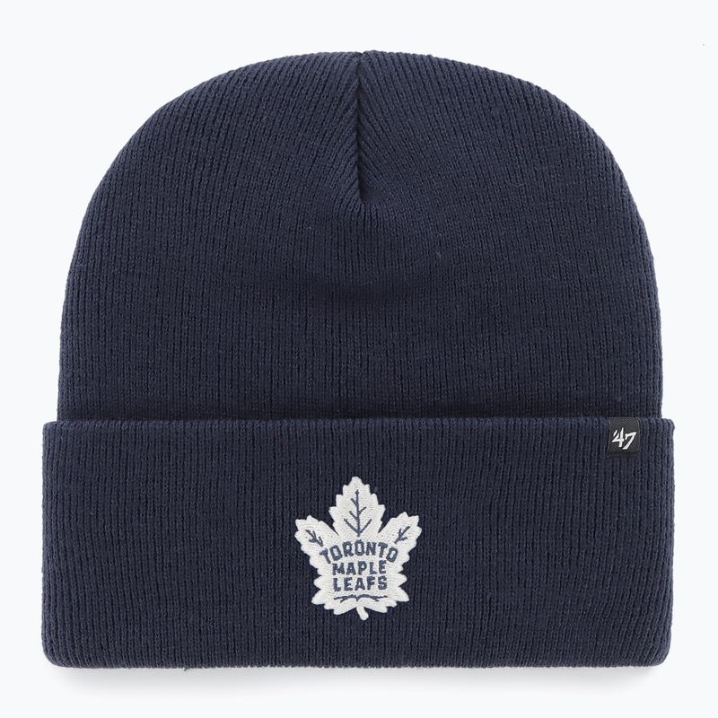 Zimní čepice 47 Brand NHL Toronto Maple Leafs Haymaker light navy