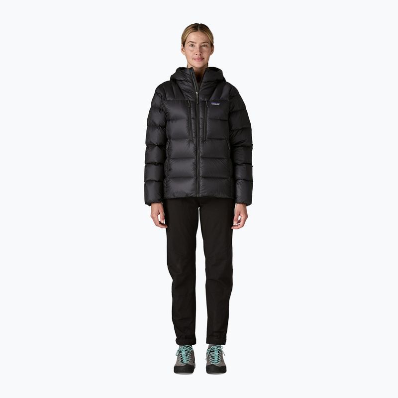Dámská péřová bunda Patagonia Fitz Roy Down Hoody black 2