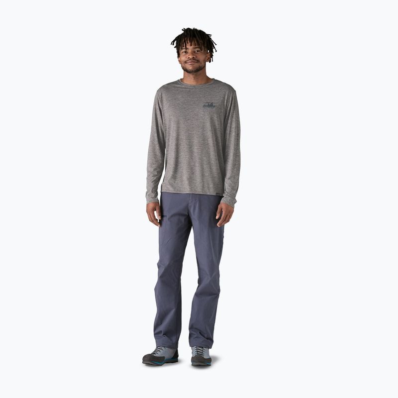 Pánské tričko Patagonia Cap Cool Daily Graphic 73 Longsleeve skyline/feather grey 4