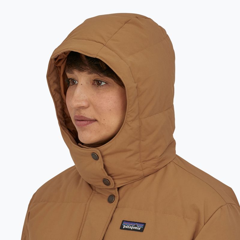 Dámský péřový kabát Patagonia Downdrift Parka nest brown 3