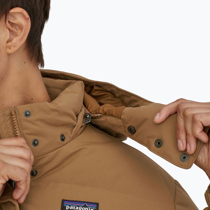 Dámský péřový kabát Patagonia Downdrift Parka nest brown 4