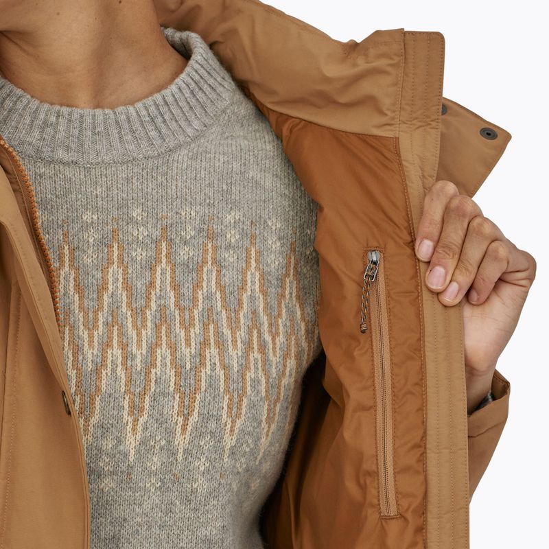 Dámský péřový kabát Patagonia Downdrift Parka nest brown 5