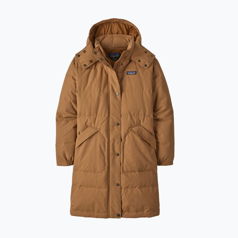 Dámský péřový kabát Patagonia Downdrift Parka nest brown 6