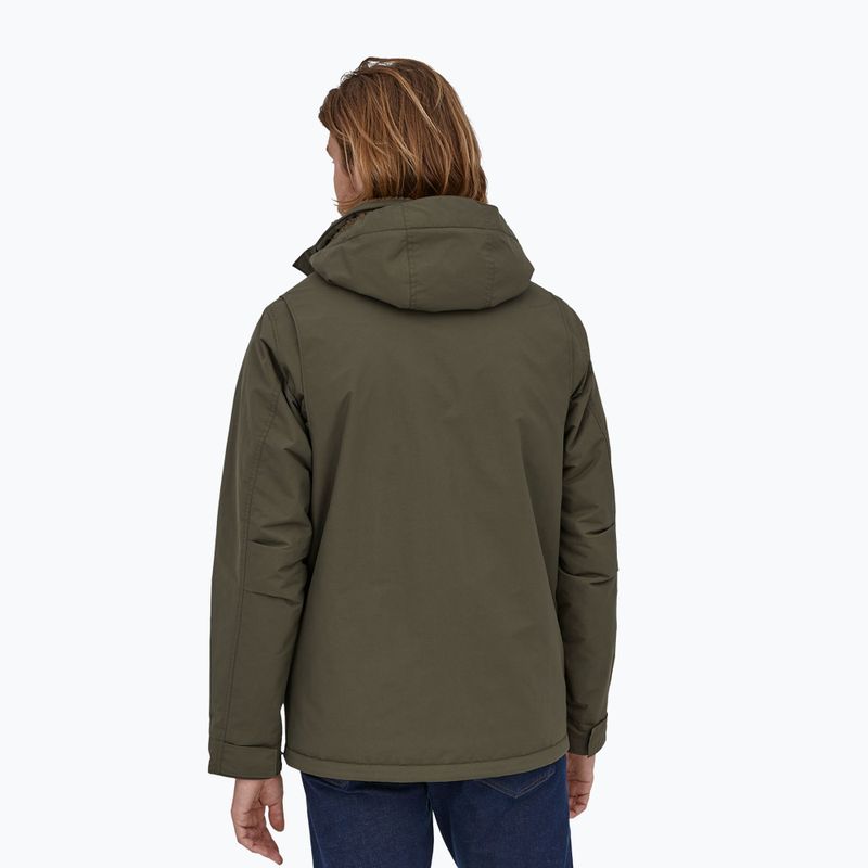 Pánská zateplená bunda Patagonia Isthmus Parka basin green 2