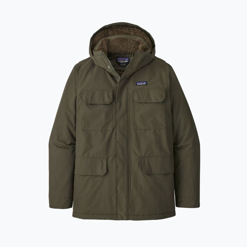 Pánská zateplená bunda Patagonia Isthmus Parka basin green 9