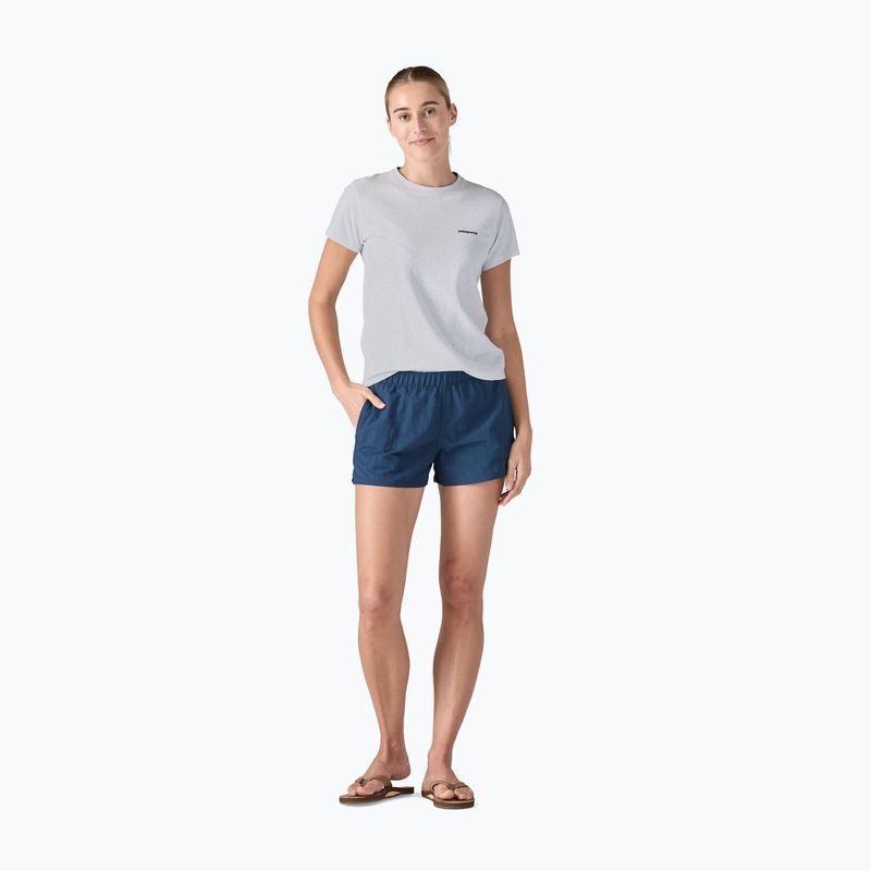 Dámské trekingové tričko Patagonia P-6 Logo Responsibili-Tee white 2