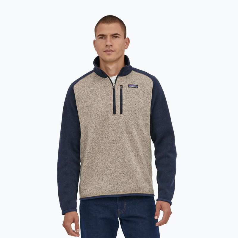 Pánská fleecová mikina Patagonia Better Sweater 1/4 Zip oar tan