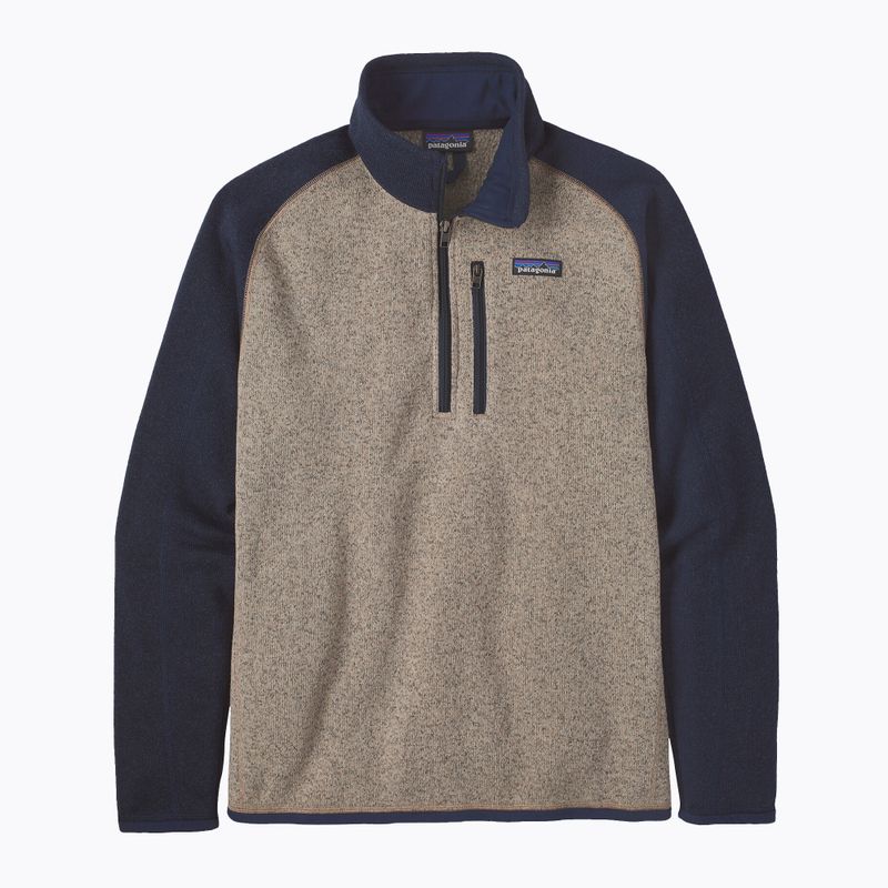 Pánská fleecová mikina Patagonia Better Sweater 1/4 Zip oar tan 3