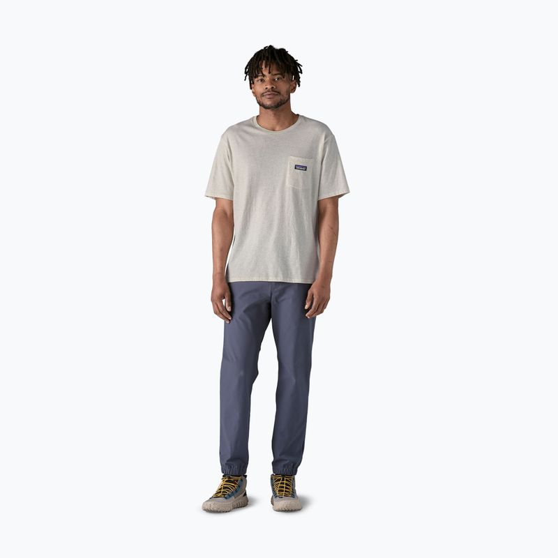 Pánské tričko Patagonia Daily Pocket Tee birch white 2