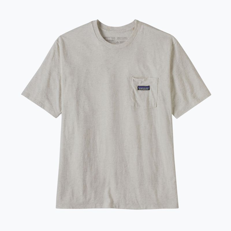Pánské tričko Patagonia Daily Pocket Tee birch white 4