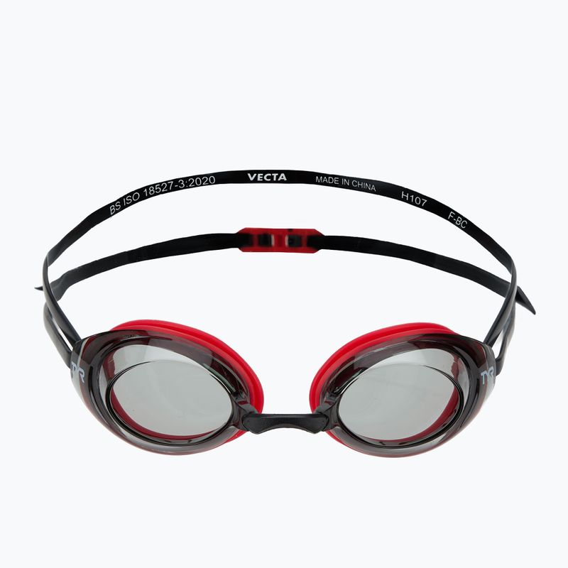 Plavecké brýle TYR Vecta Racing smoke/red/black 2