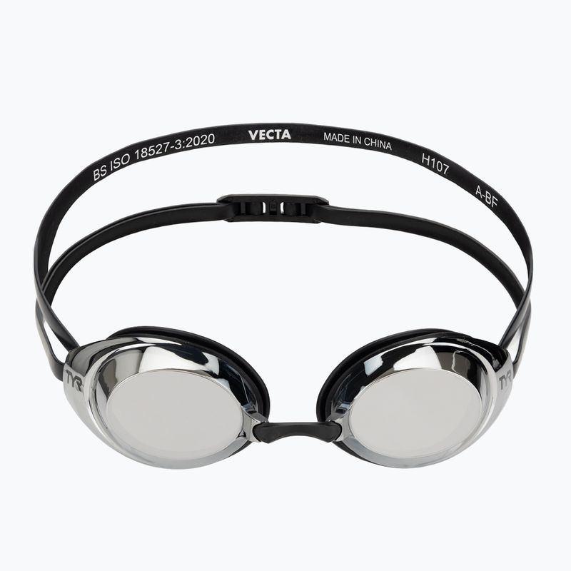 Plavecké brýle TYR Vecta Racing Mirrored silver/black/black 2
